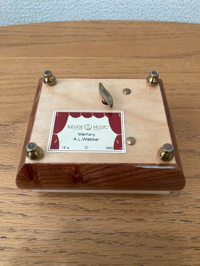 REUGE オルゴール メモリー リングボックス リュージュ