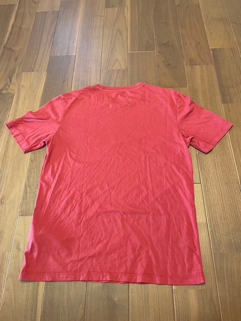 【美品】Maison Margiela 赤 Tシャツ サイズ46 （M)