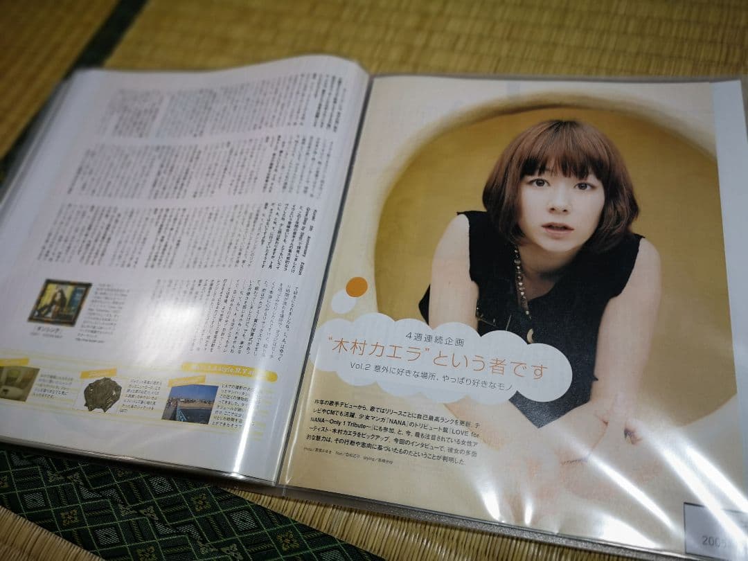 木村カエラ(1冊200円計算)42冊分100ページ切り抜きしファイリング済み