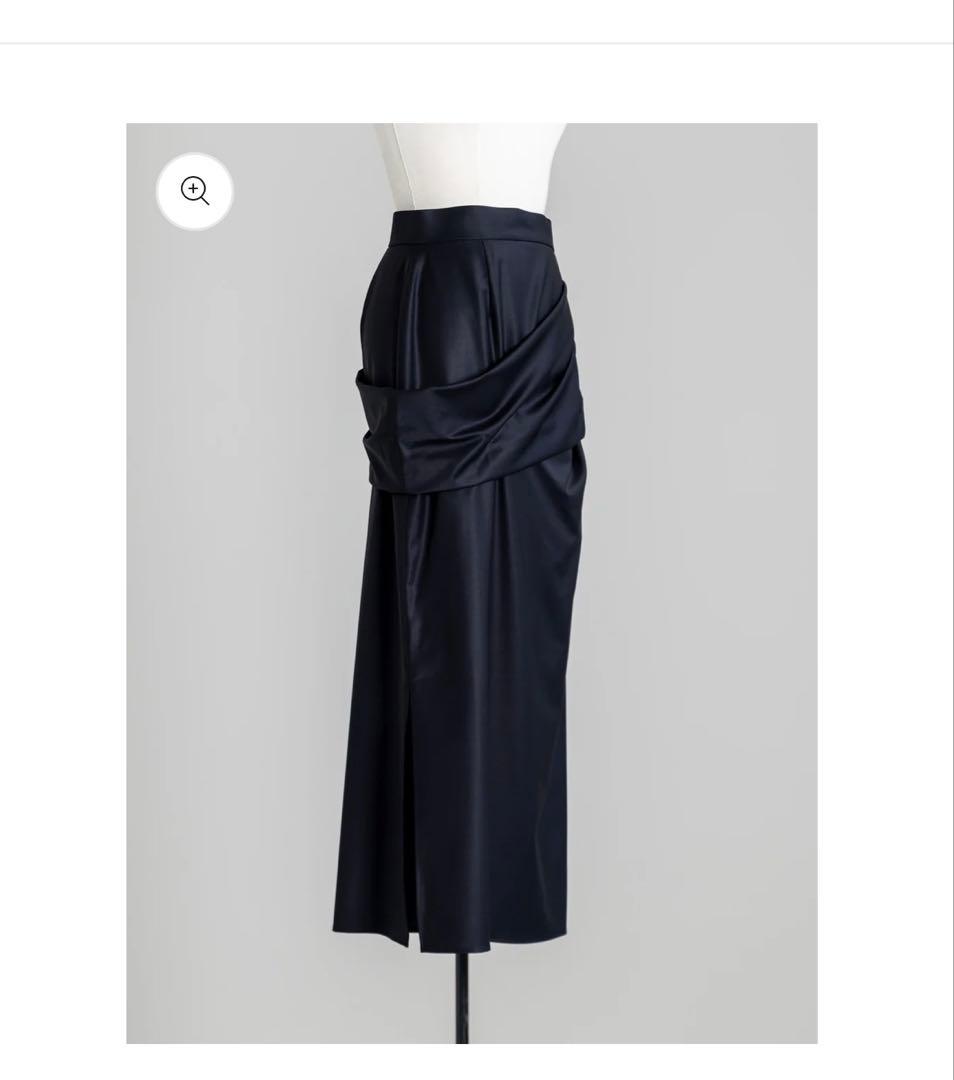 【試着のみ】deres デレスMuse skirt ダークネイビー size1