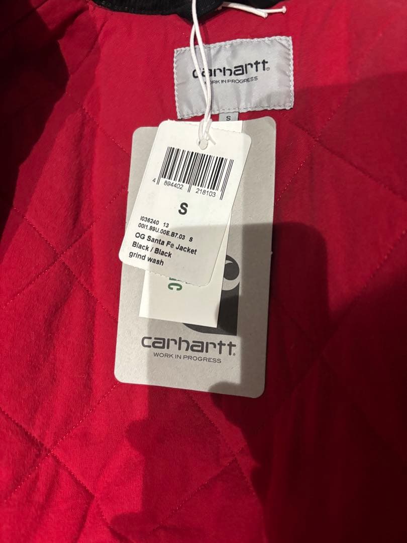 Carhartt Santa Fe Jacket Black S 試着のみ