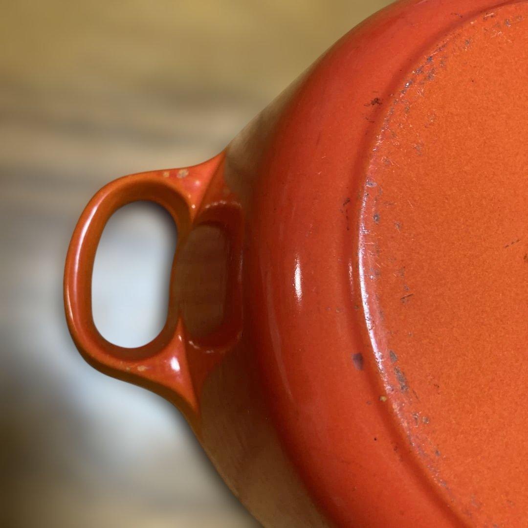 れ*い様 Le Creuset オレンジ 両手鍋 18センチ