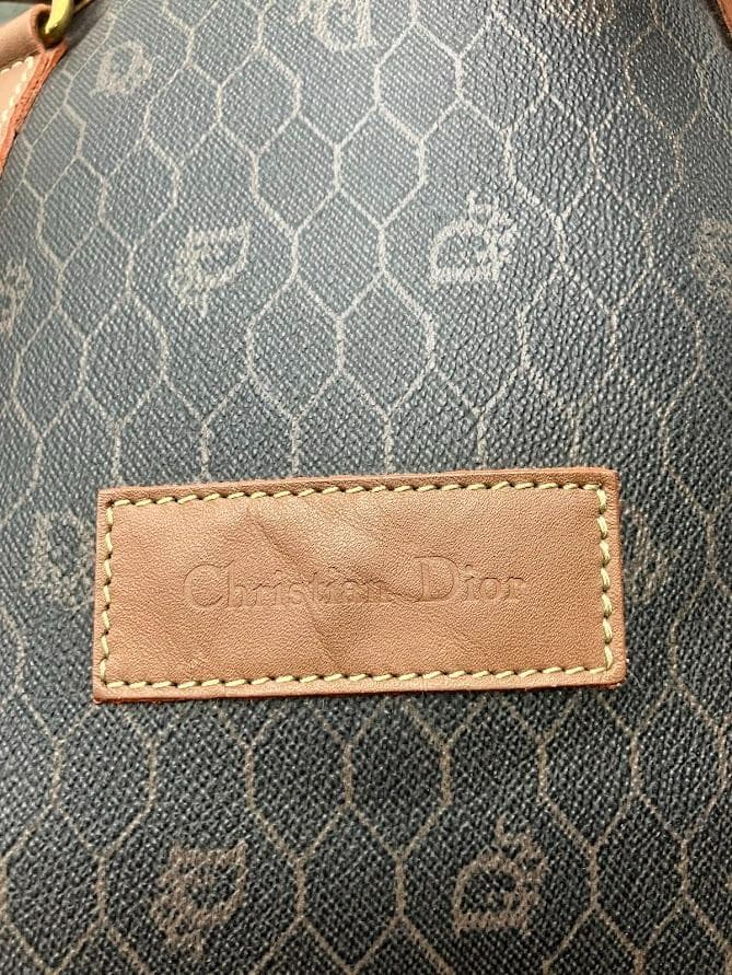 美品　Dior　ボストンバッグ　トロッター柄　PVC　大容量