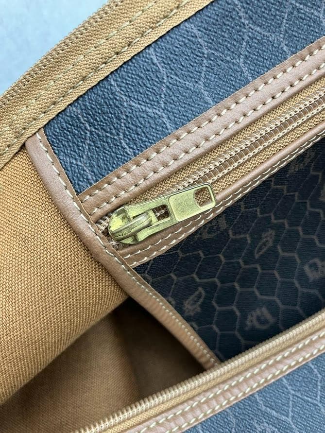 美品　Dior　ボストンバッグ　トロッター柄　PVC　大容量