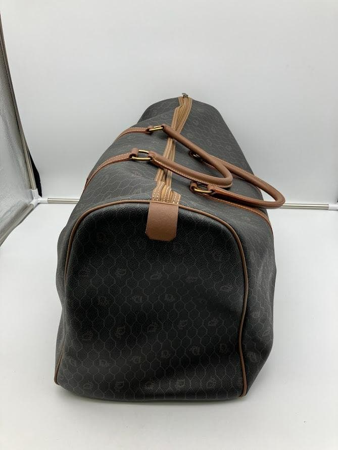 美品　Dior　ボストンバッグ　トロッター柄　PVC　大容量