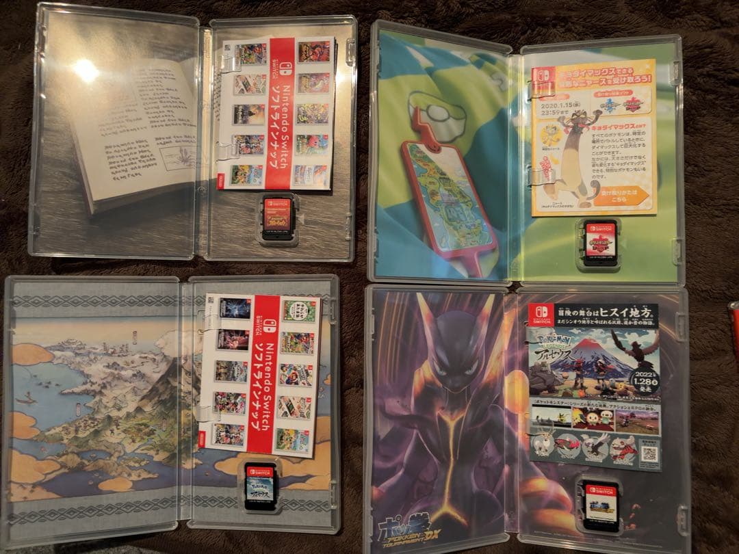 Nintendo Switch本体➕ポケモンソフト6種➕ガイドブック➕SDカード