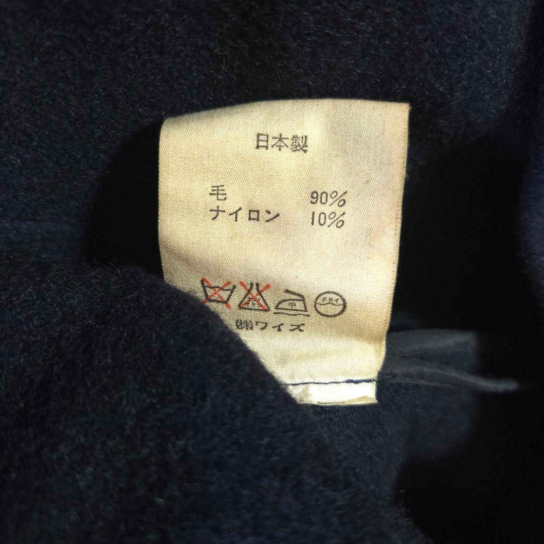 80's Yohji Yamamoto femme ウールロングコート ネイビー