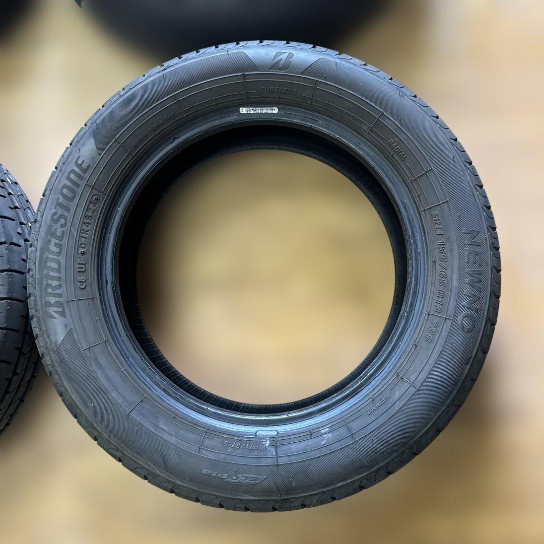 ブリヂストン　155/65R13 夏用タイヤ　2024年　4本(57)