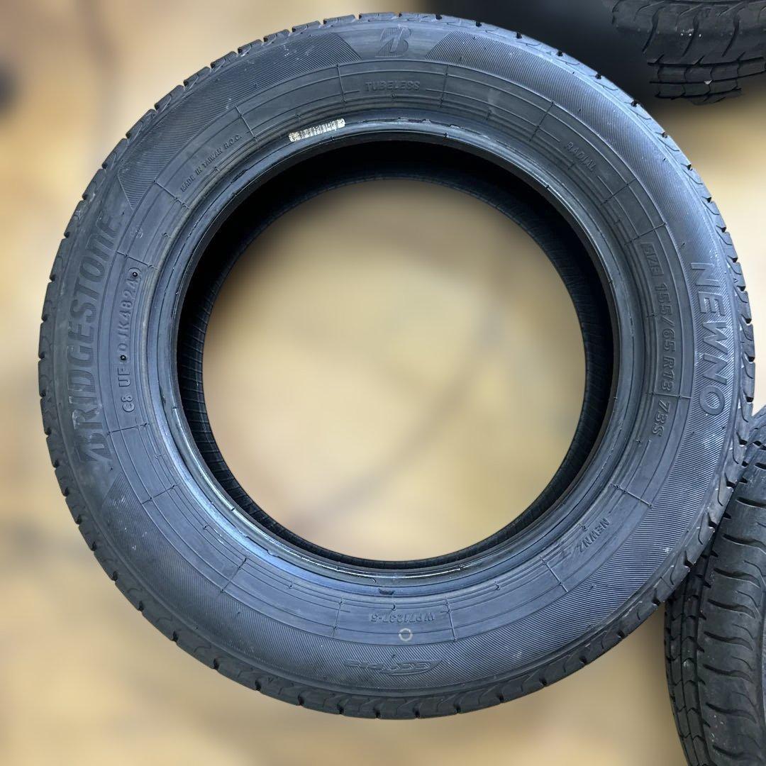 ブリヂストン　155/65R13 夏用タイヤ　2024年　4本(57)
