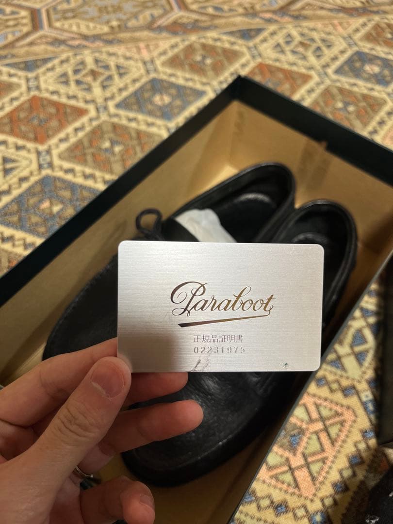 Paraboot モカシン　シボ革　鹿革　barth 最終値下げ