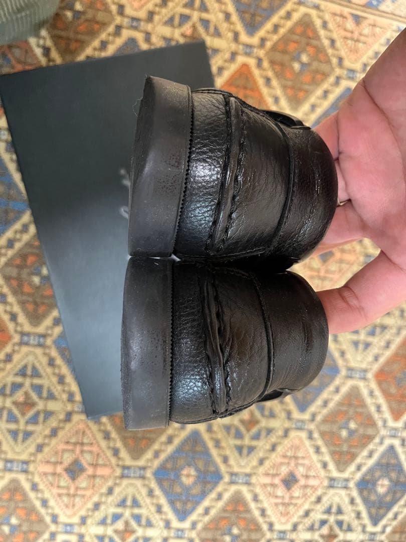 Paraboot モカシン　シボ革　鹿革　barth 最終値下げ