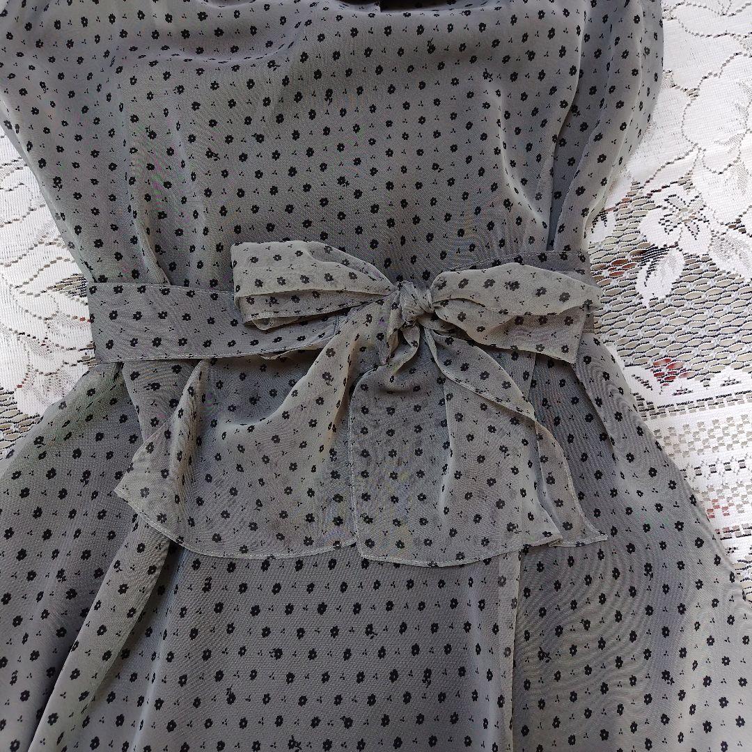 M'S GRACY ノースリーブ小花柄ワンピース 38