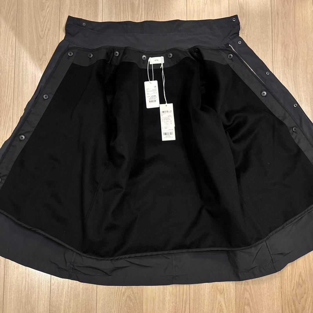 【タグ有】ATON AIR WEATHER | SHORT MODS COAT