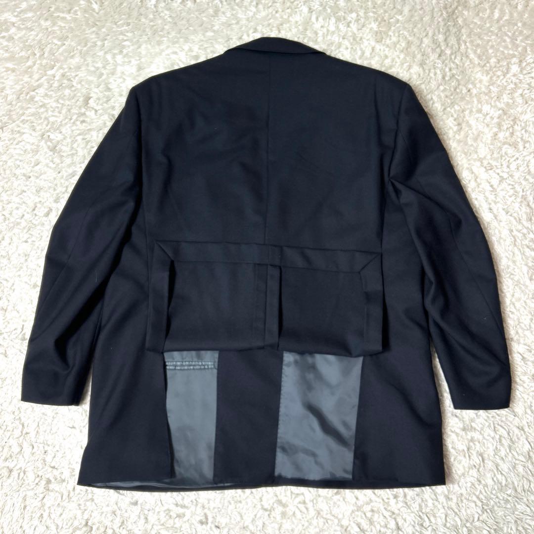 【極美品】CAFE SOHO ダブルブレストジャケット シルク混 金ボタン L