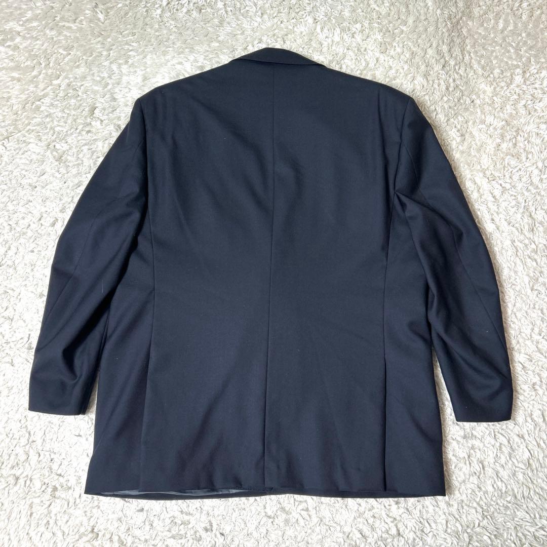 【極美品】CAFE SOHO ダブルブレストジャケット シルク混 金ボタン L