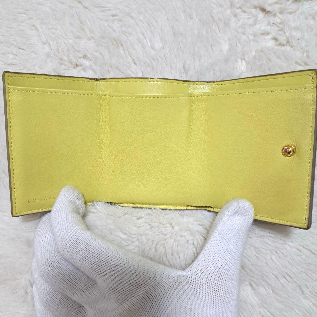 ✨極美品✨ボナベンチュラ　折り財布　三つ折り　エトープ　小銭入れ