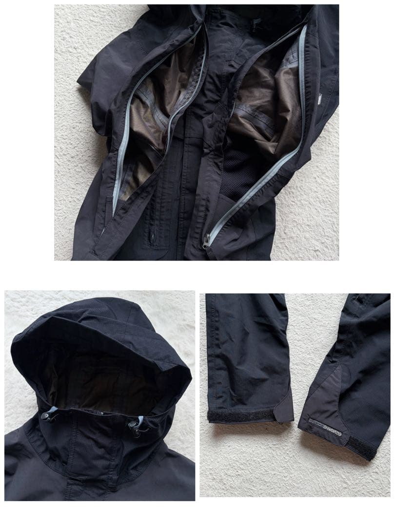 【美品】BURTON スノボ・スキーウェア セットアップ ゴアテックス AK 黒
