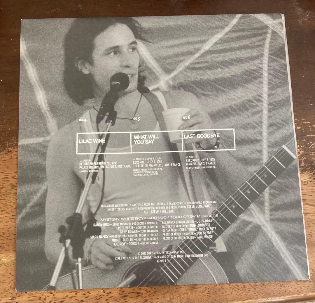 ◾️高音質2LP/歴史的名義◾️JEFF BUCKLEY / ジェフバックリィ◾️My