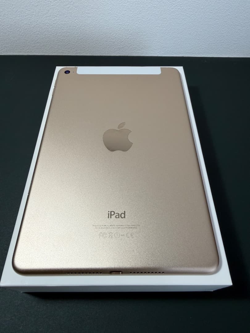 【中古】iPad mini4 128GB Wi-Fi+Cellular Gold