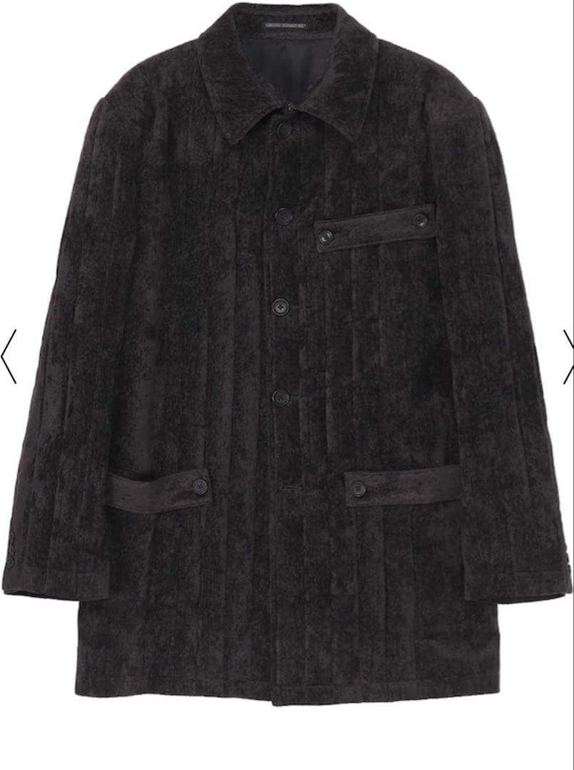 ヨウジヤマモトプールオム 25AW LOOK3 ベルベットJKT