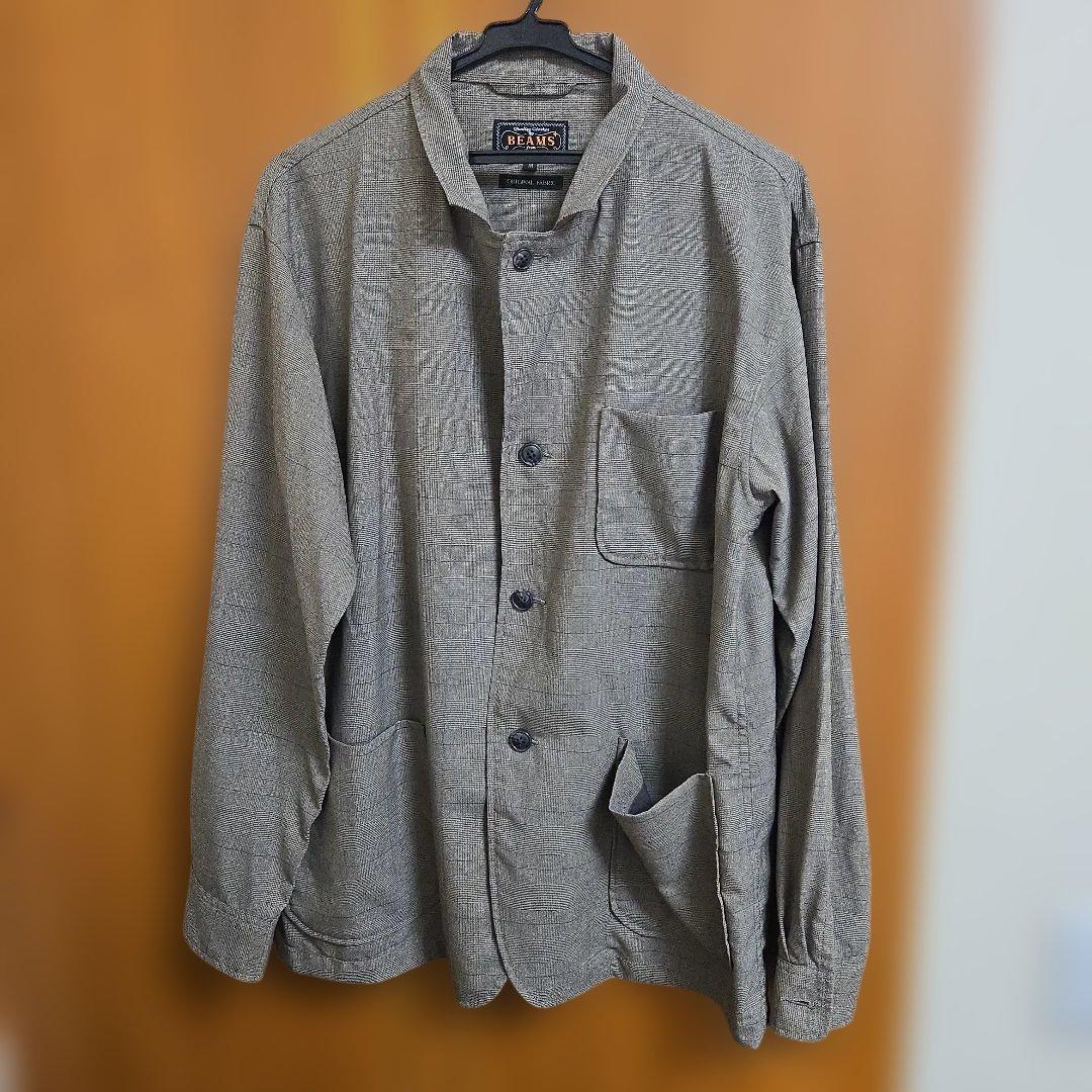 BEAMS PLUS ウールチェック 4ボタン カフスジャケット　Mサイズ