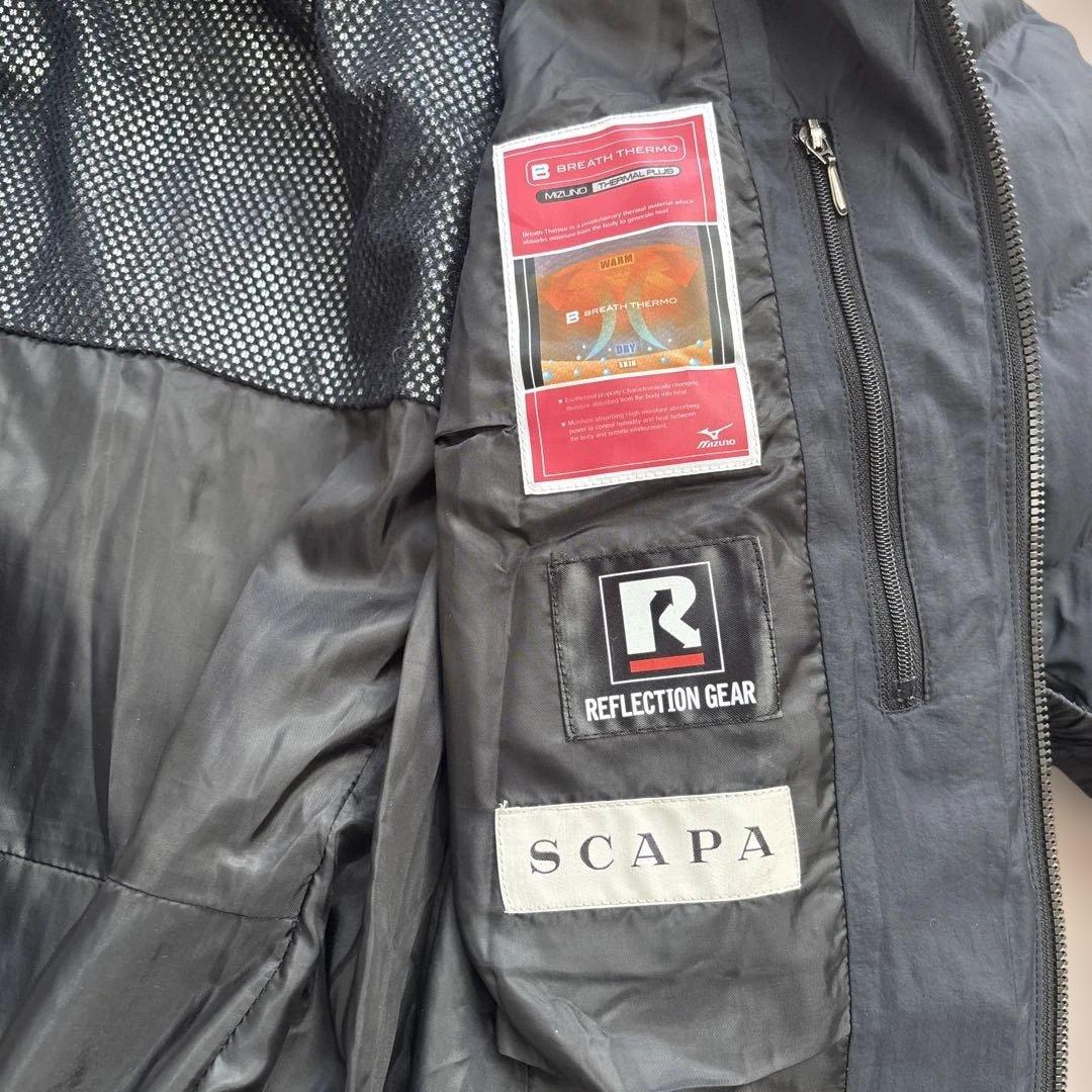 SCAPA MIZUNOブレスサーモリフレクションギアダウンコートM☆定価4万弱