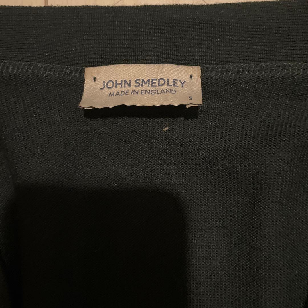 ジョンスメドレー　john smedley ボタンレスカーディガン