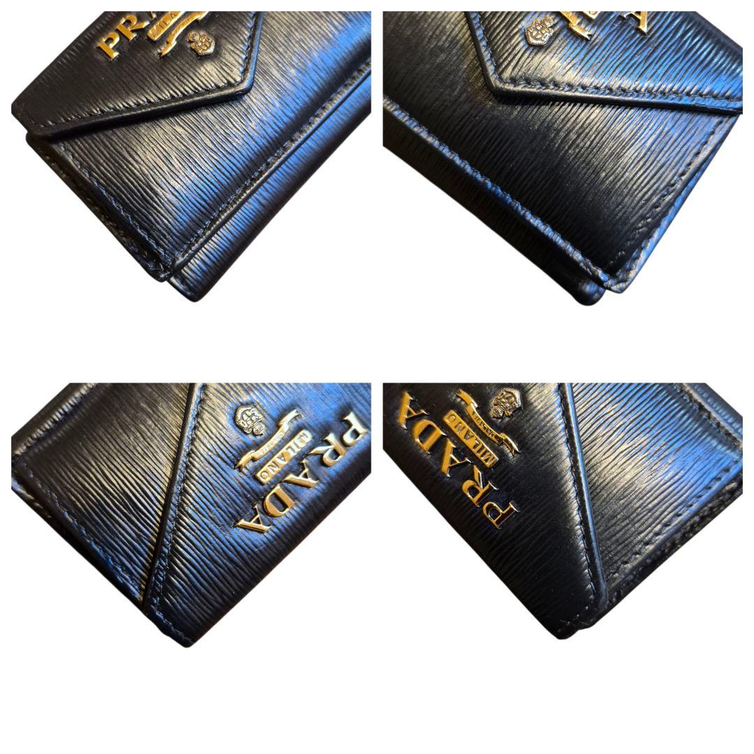 ＰＲＡＤＡ　プラダ　サフィアーノ　三つ折り財布　 w