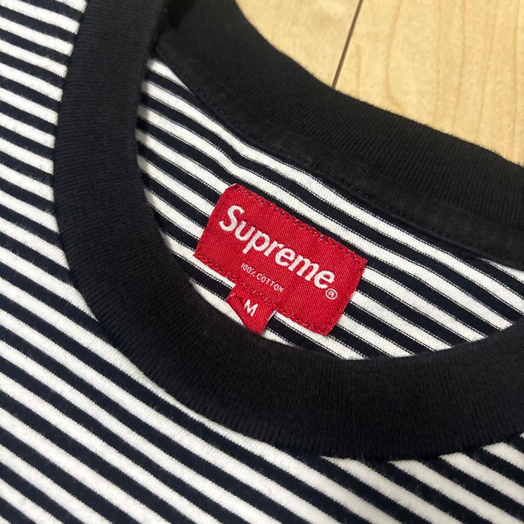 SUPREME ストライプ Tシャツ