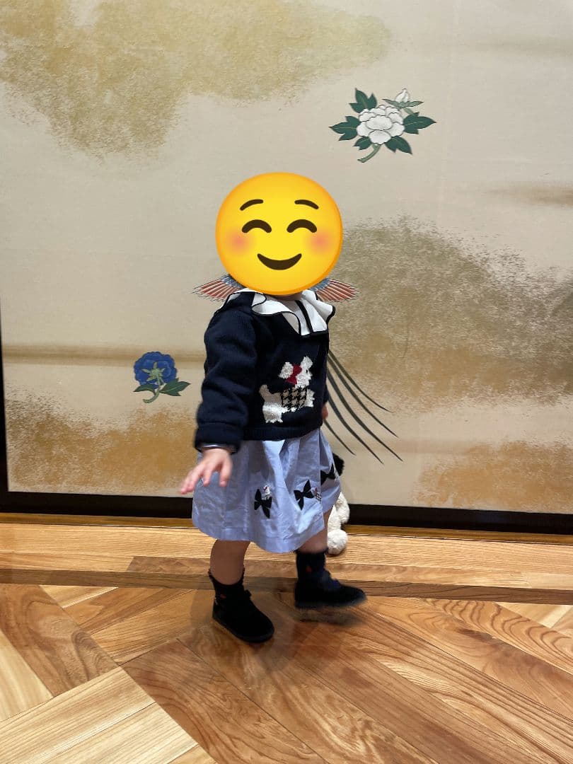 ファミリア　子供用　ワンピース　80cm/BL