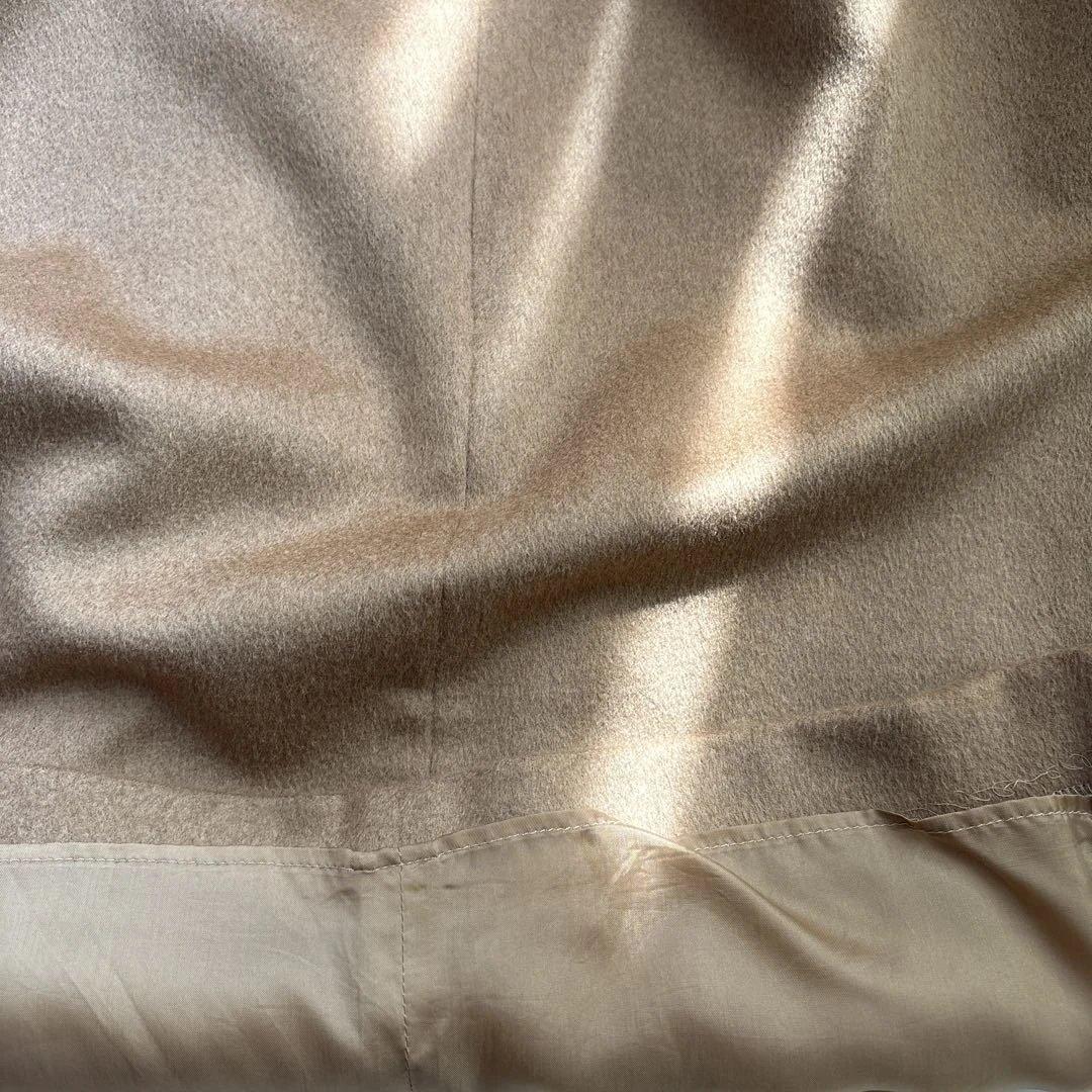 あ*゜様 Max Mara 白タグ キャメル100% ワンピース 38 イタリア
