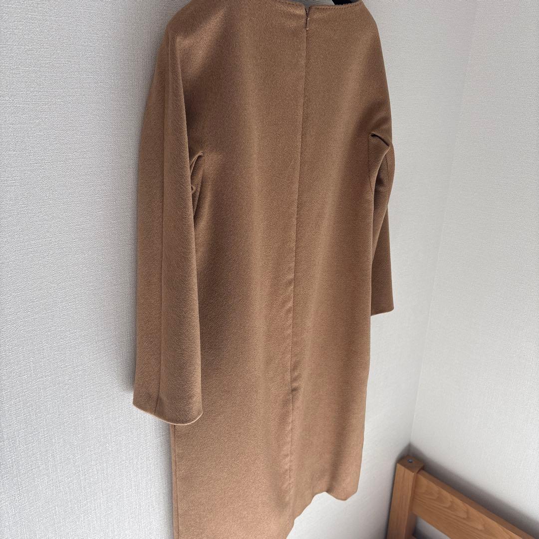 あ*゜様 Max Mara 白タグ キャメル100% ワンピース 38 イタリア