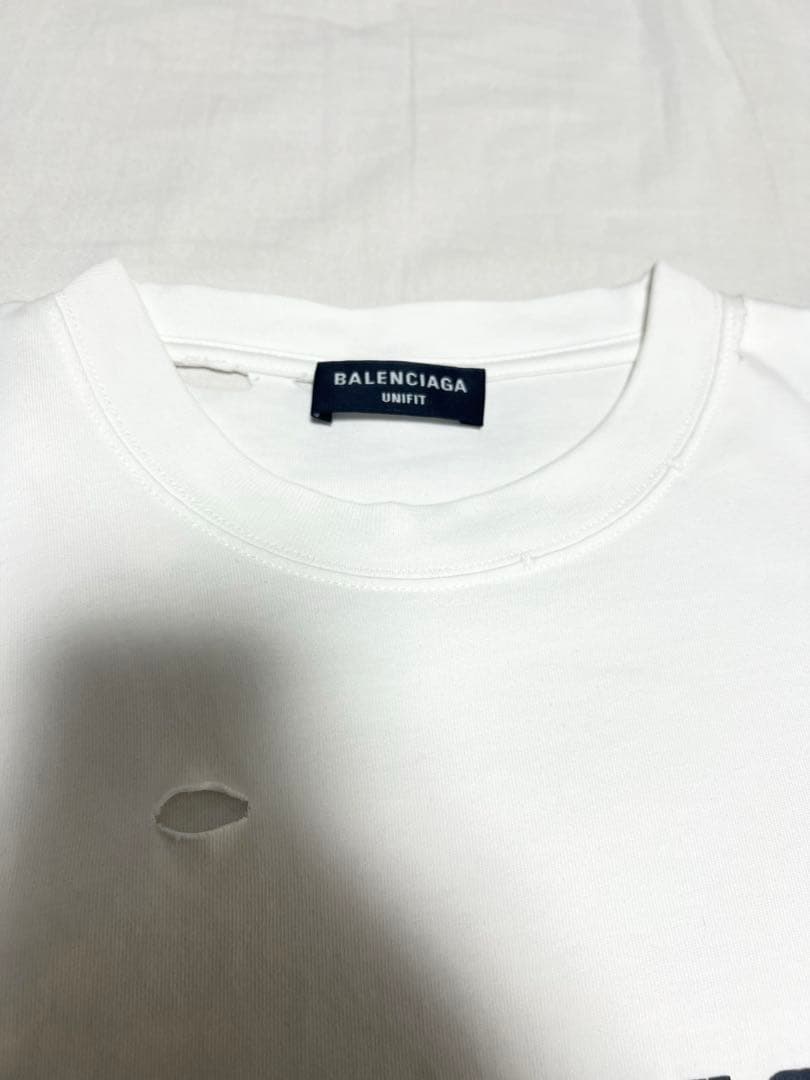 BALENCIAGA バレンシアガ 21SS デストロイオーバーサイズTシャツ