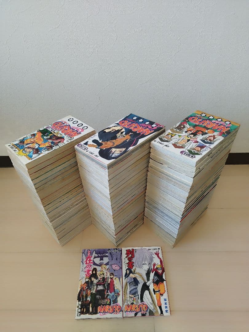 24時間以内発送します！ ナルト　全巻セット　 1巻〜72巻 完結+関連本2冊