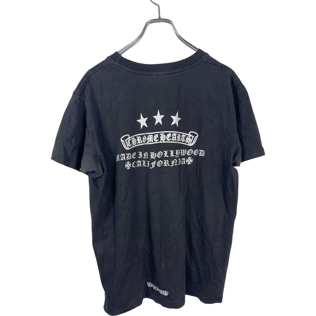 訳あり　オールド　クロムハーツ　スカル　プリント　半袖tシャツ トップス