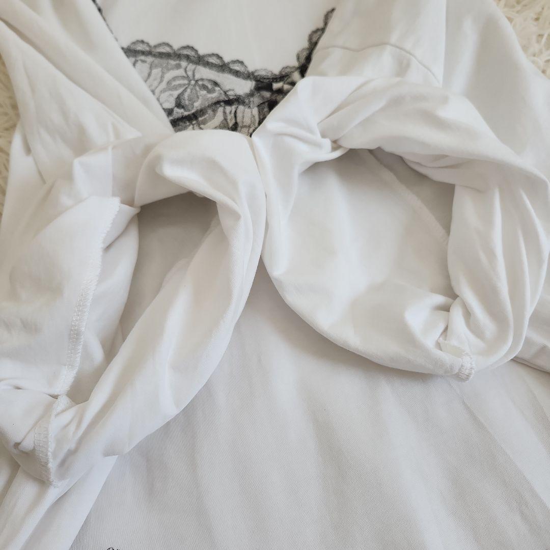 【レア美品】Vaquera バケラ　ブラプリント　半袖Tシャツ　ワンピース