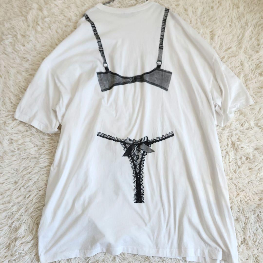 【レア美品】Vaquera バケラ　ブラプリント　半袖Tシャツ　ワンピース