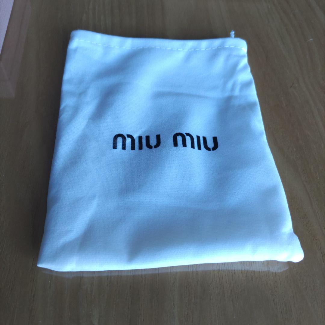 miu miu 　ブラウン　二つ折り財布　ノベルティ品　新品未使用品