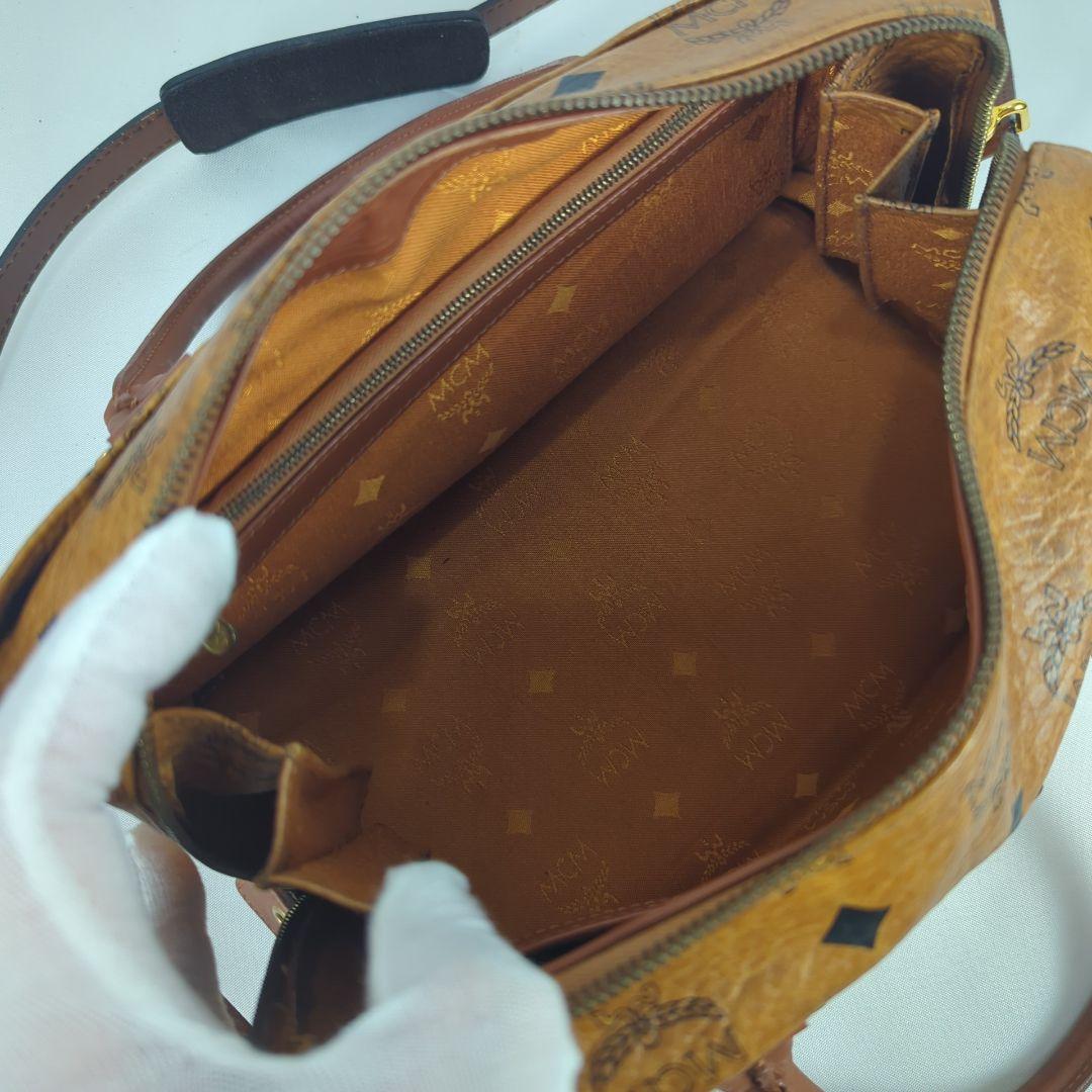MCM エムシーエム ショルダー ミニボストンバッグ ヴィセトス
