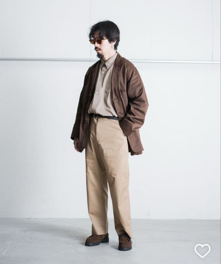 新品未使用FOUNDOUR WORK JACKET ブラウン 完売品 金子恵治