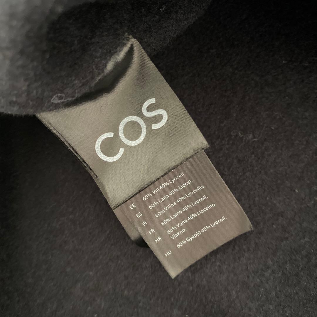 COS ノースリーブ ネイビー ワンピース EUR 34