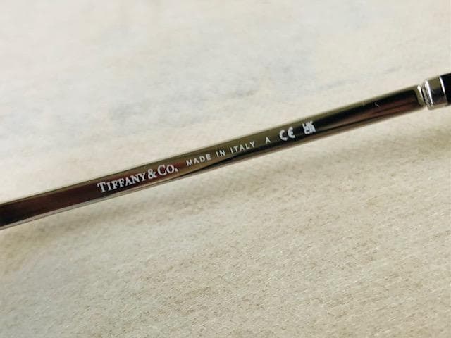 定価6.1万ティファニーTiffany&Coサングラス眼鏡メガネ正規めがねブルー