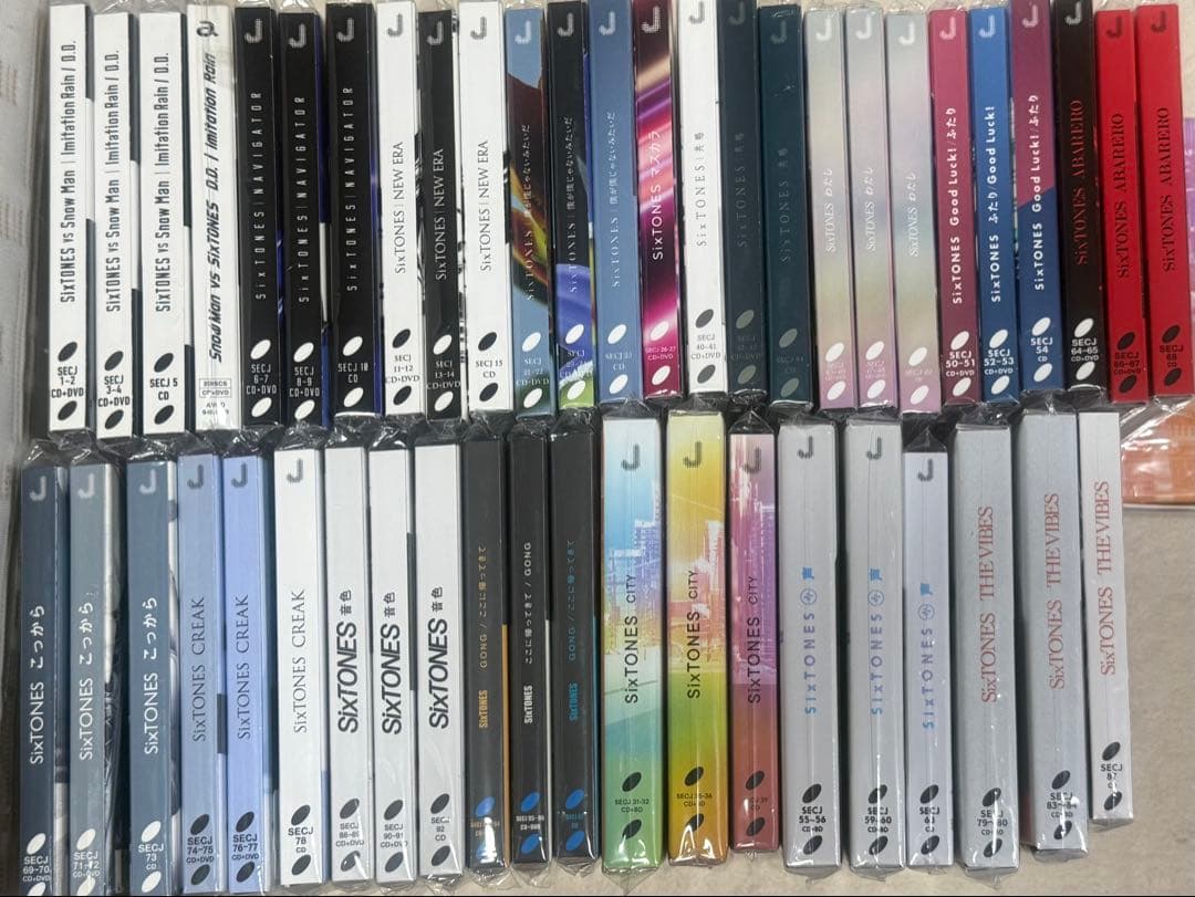 SixTONES CD まとめ売り シングル＆アルバム 16タイトル 47枚