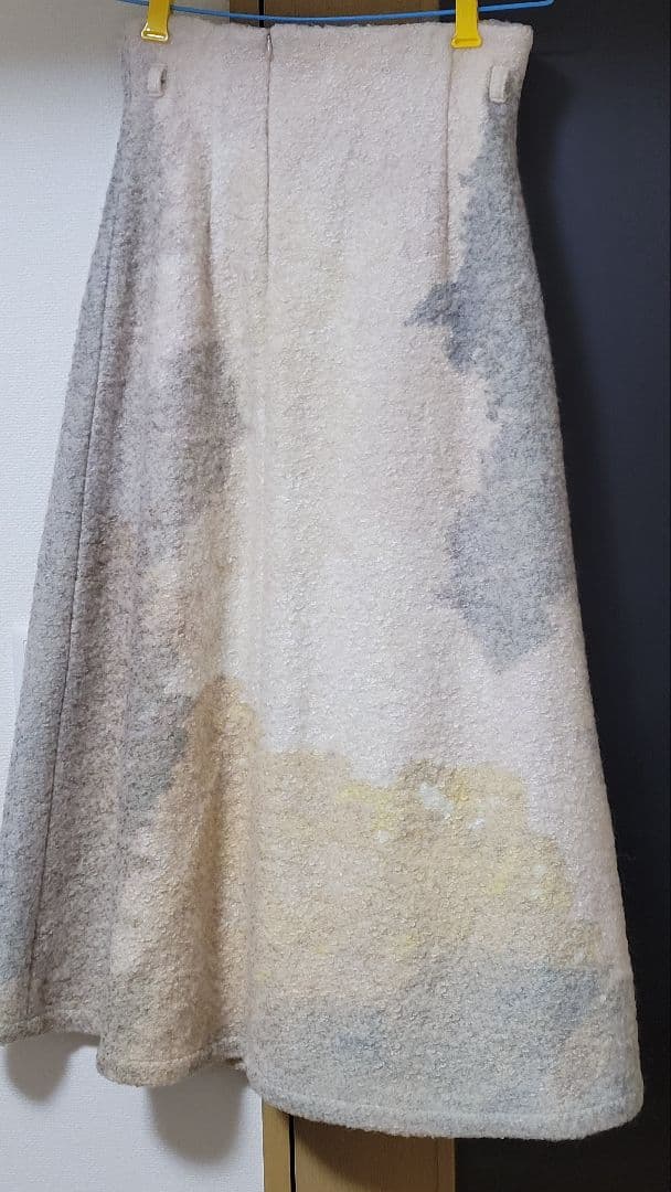 Ameri　ANDREA　ABSTRACT　PAINT　SKIRT