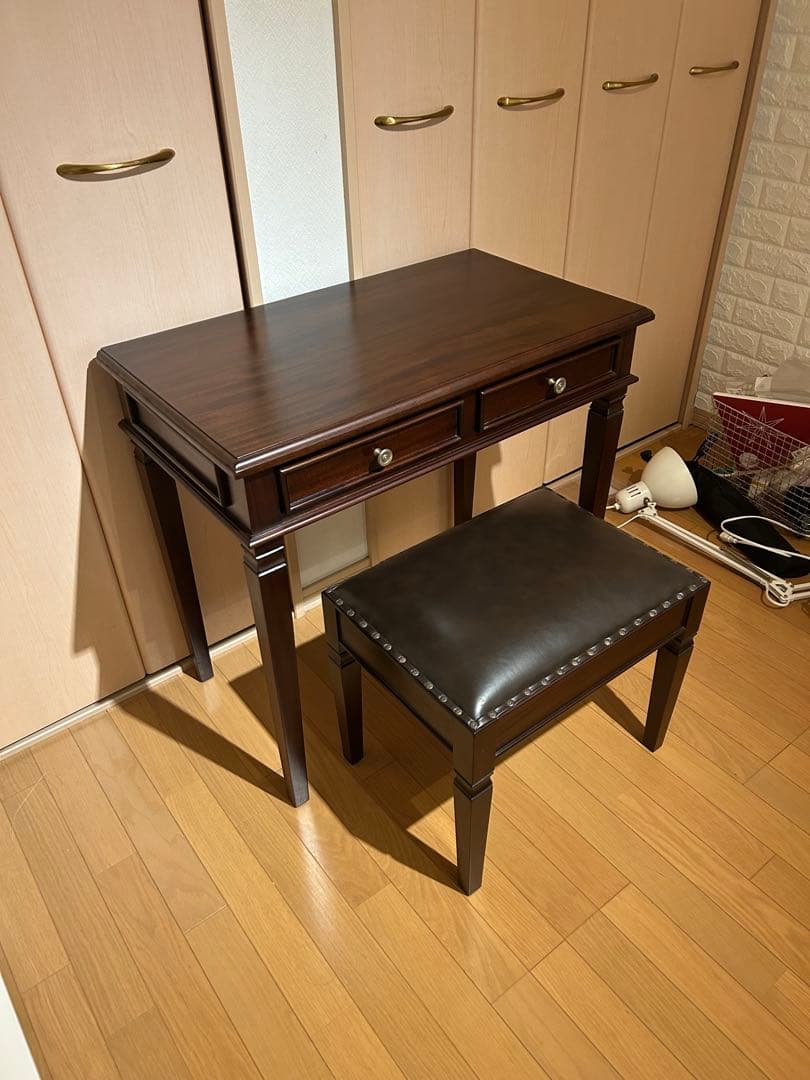 マホガニーデスク　マホガニードレッサー　お値下げ中
