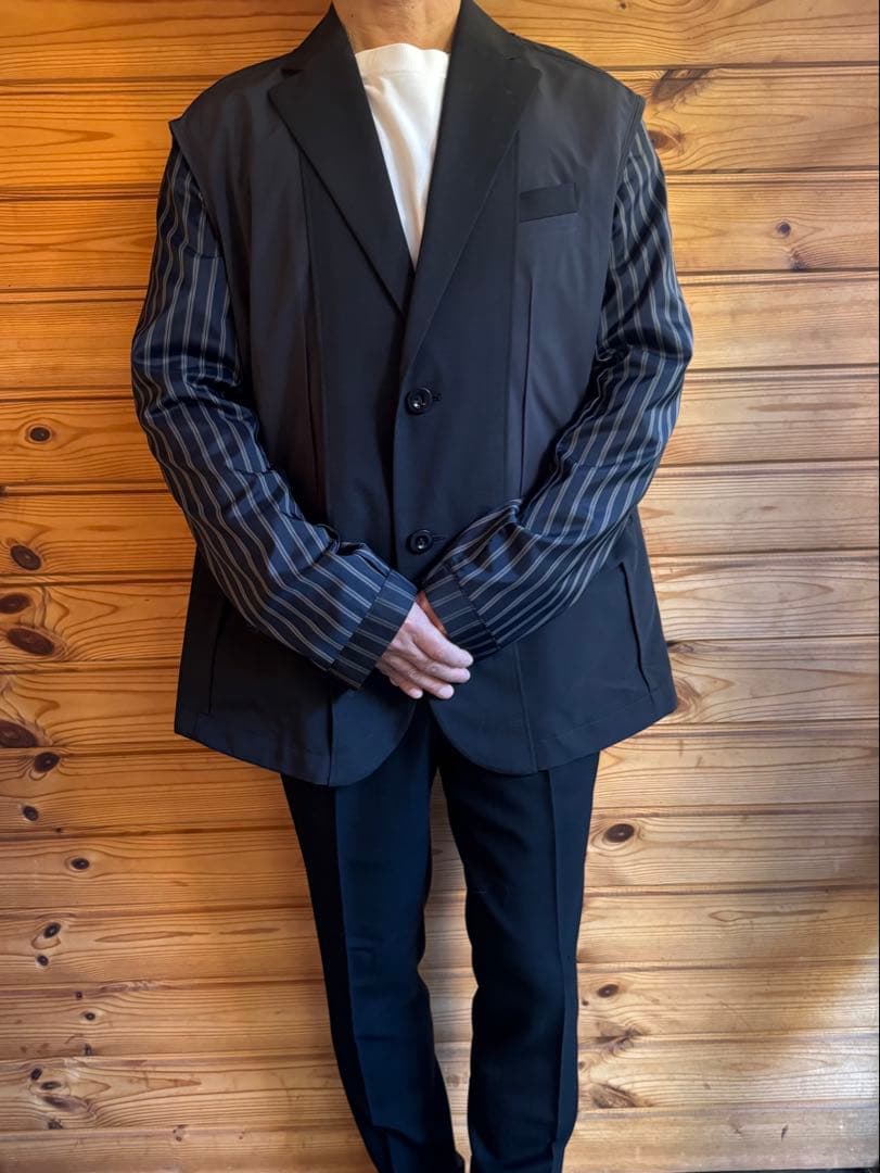 Sacai 24SS Suiting Jacket ナイロンテーラードジャケット
