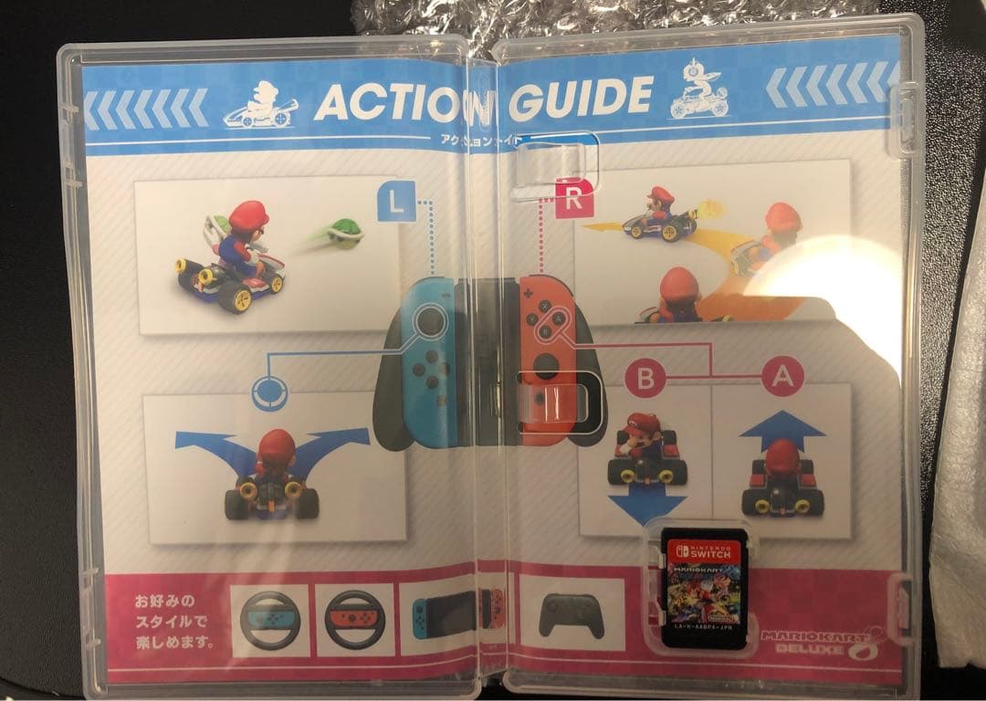 マリオカート8 デラックス Joy-Conハンドルセット switch ソフト