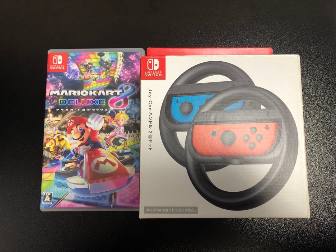 マリオカート8 デラックス Joy-Conハンドルセット switch ソフト