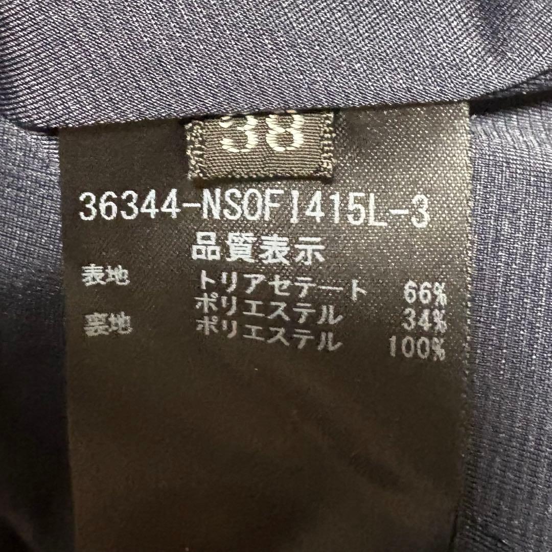 フォクシー　FOXEYNY ドレス　バロン　ワンピース　38 ネイビー