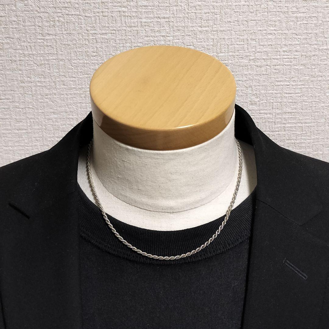 エンポリオ アルマーニ ツイスト ネックレス シルバー925 EA 銀製